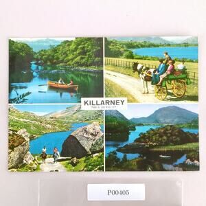 Lakes & Fells of Killarney Ireland John Hinde 1960s Postcard Souvenir Irish